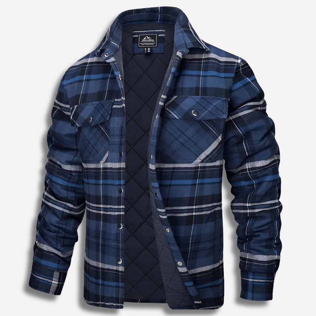 Men's Cotton Plaid Flannel Shirt