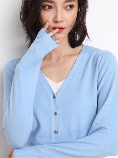 Women's Button Down Cardigan - Fashinoza