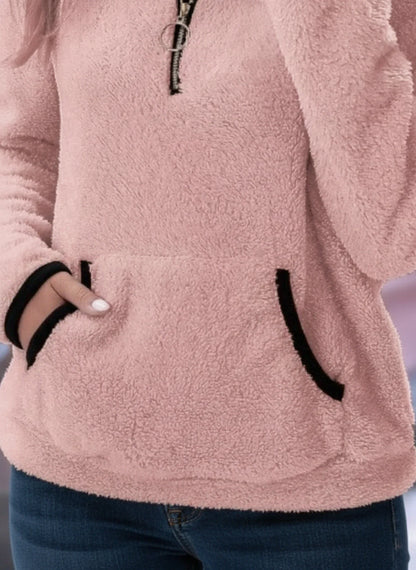 Women's Fleece Half Zip Sweater