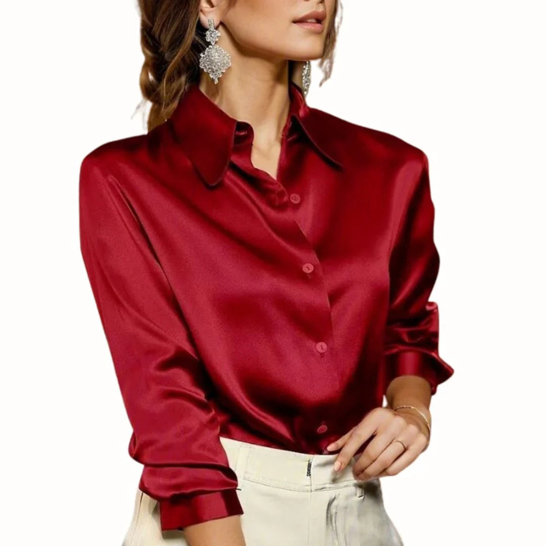 Women's Button Down Shirt - Fashinoza