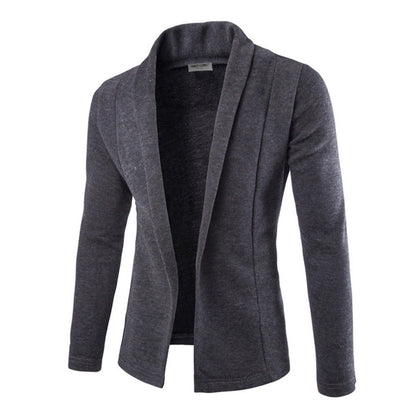 Harrison Men's Open Front Cardigan Shawl Collar - Fashinoza