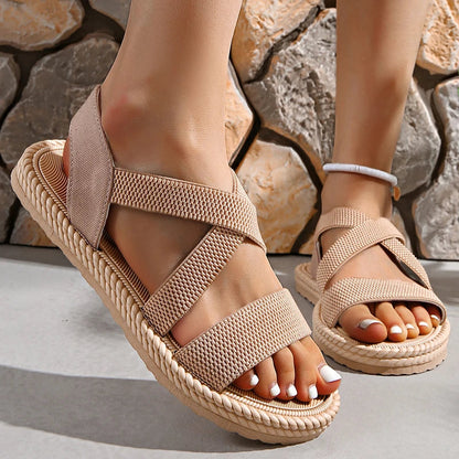 Image of Hazel | Women's Criss Cross Casual Sandals