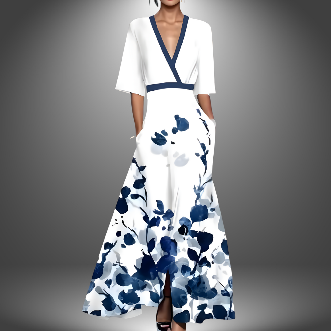 Image of Hazel | Women's Floral Wrap Maxi Dress