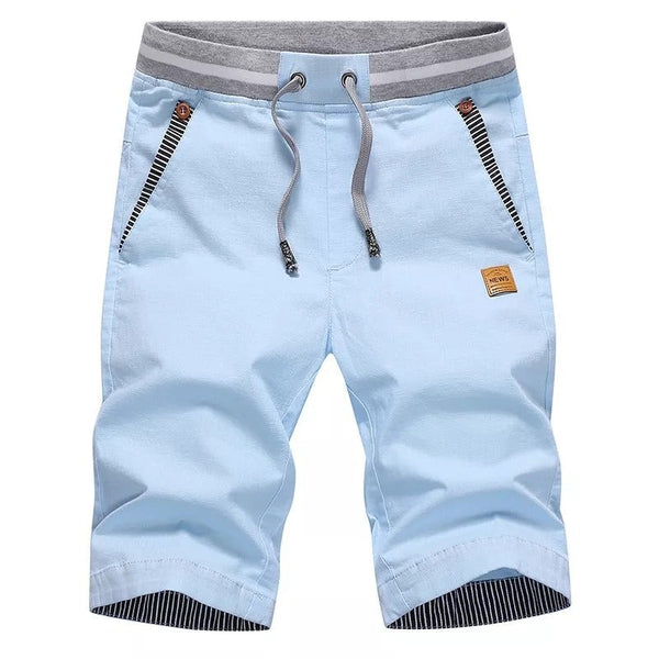 Men's Knee Length Drawstring Shorts - Fashinoza