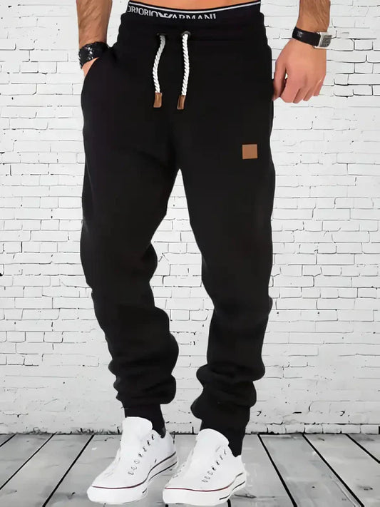 Men's Slim Fit Jogger Pants Tapered Cuff - Fashinoza