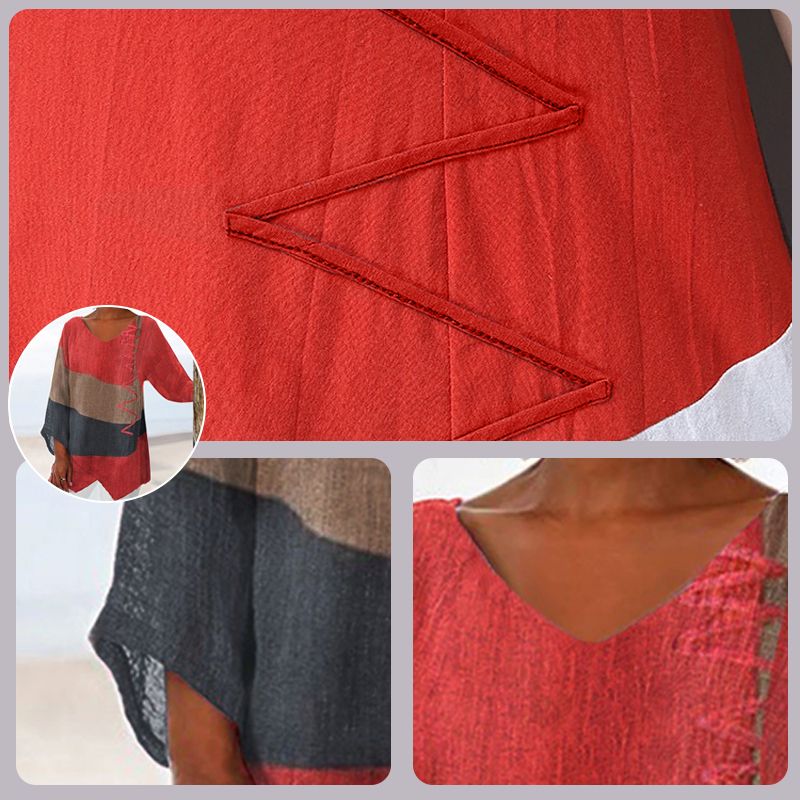Women's Long V-Neck Shirt