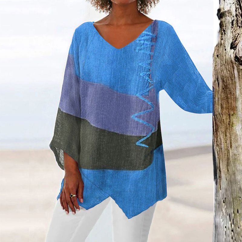 Women's Long V-Neck Shirt