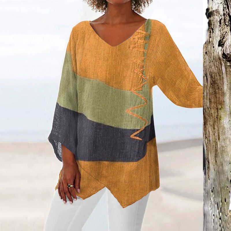 Women's Long V-Neck Shirt