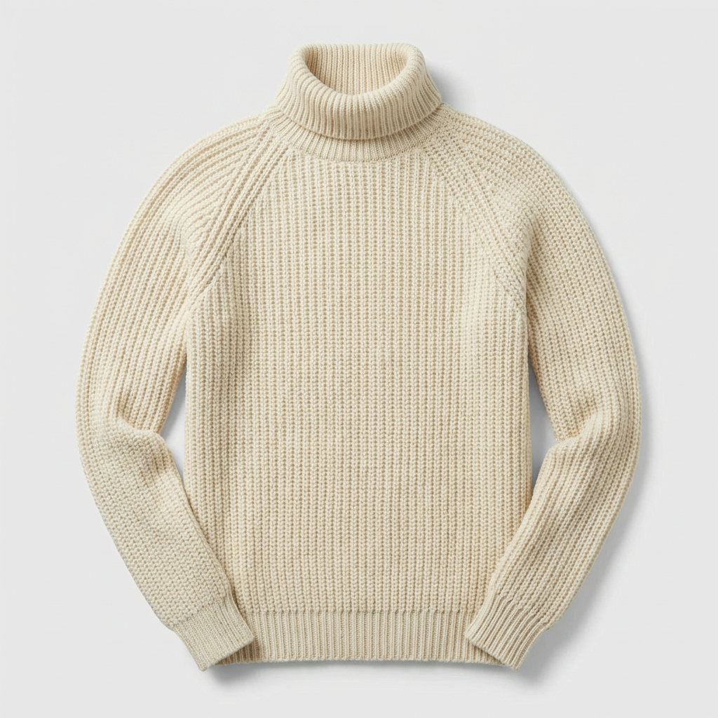 Men's Turtleneck Knit Sweater