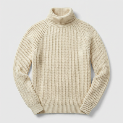 Men's Turtleneck Knit Sweater