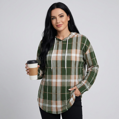 Women's Crewneck Long Sleeve Sweatshirt - Fashinoza