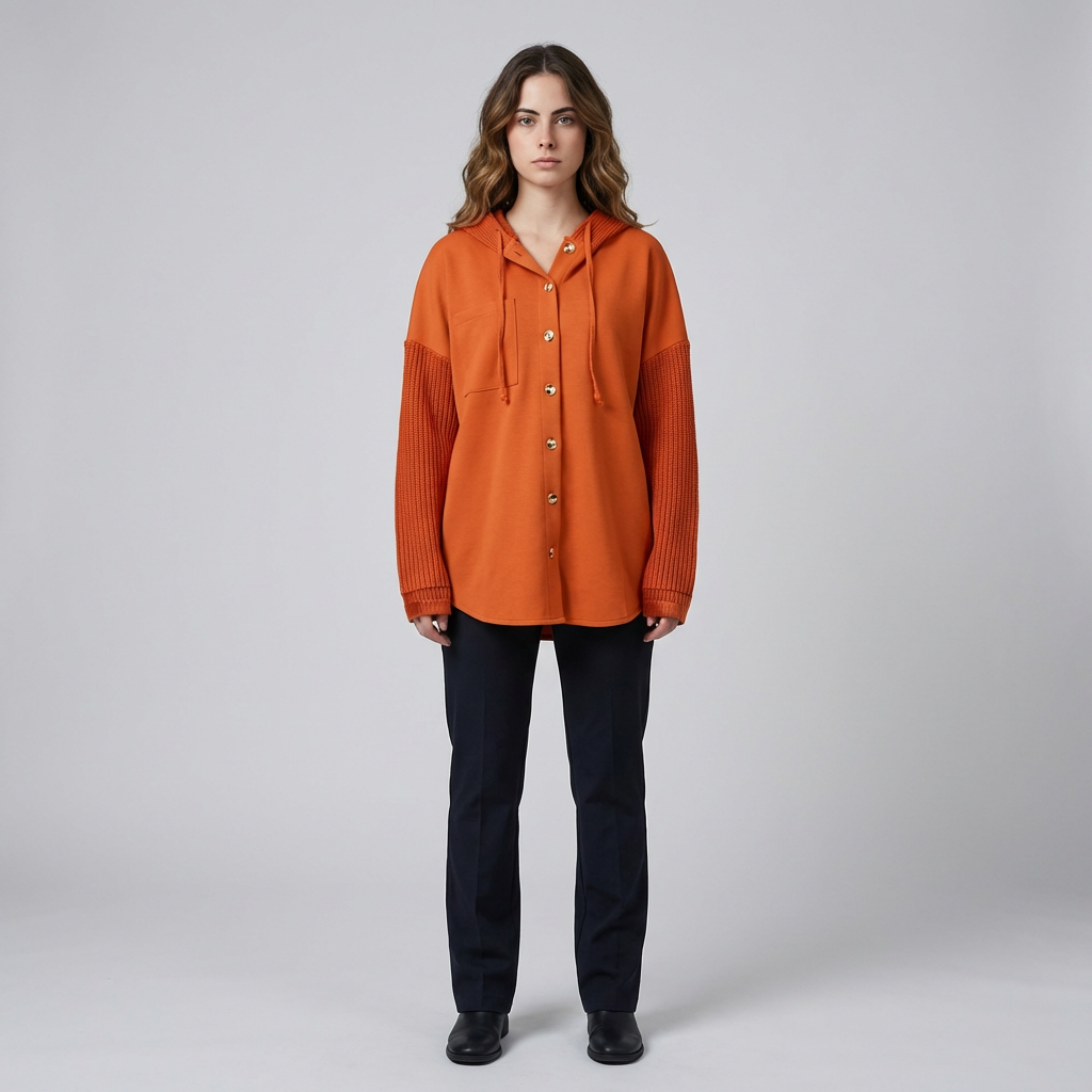Women's Oversized Hooded Sweatshirt - Fashinoza