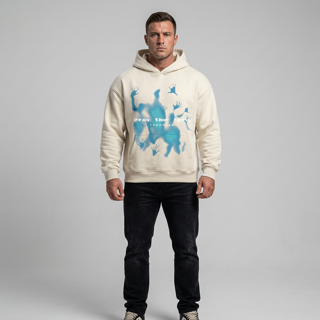 Unisex Graphic Oversized Hoodie - Fashinoza