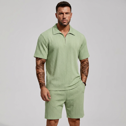 Men's 2-Piece Casual Suit Set - Fashinoza