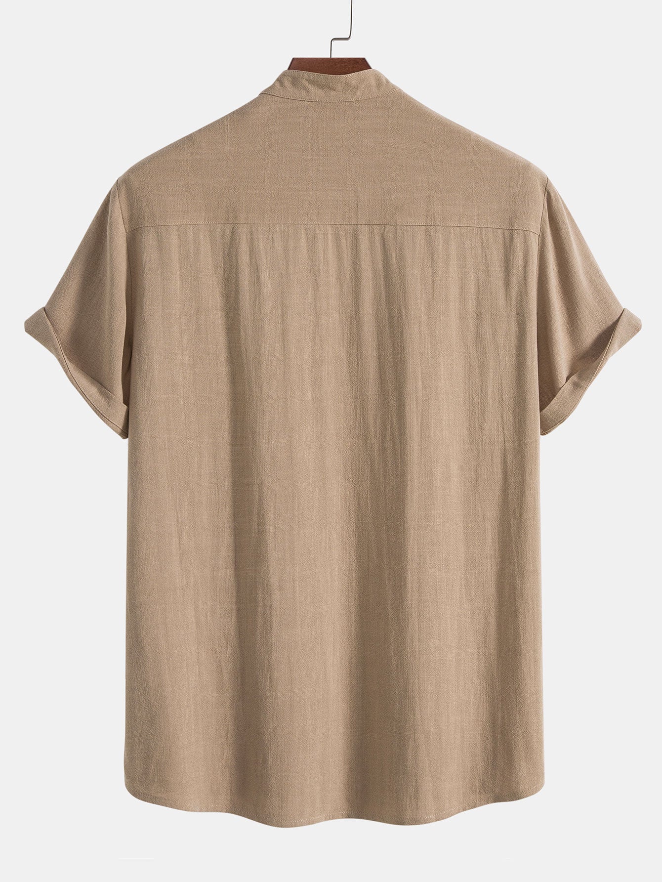 Image of Holden | Men's Grandad Collar Button-Down Shirt