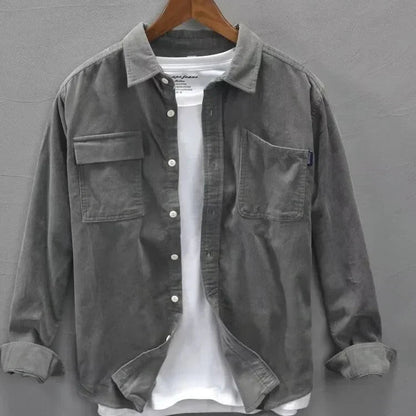 Image of Hugh | Men's Button-Down Casual Shirt