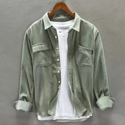 Image of Hugh | Men's Button-Down Casual Shirt