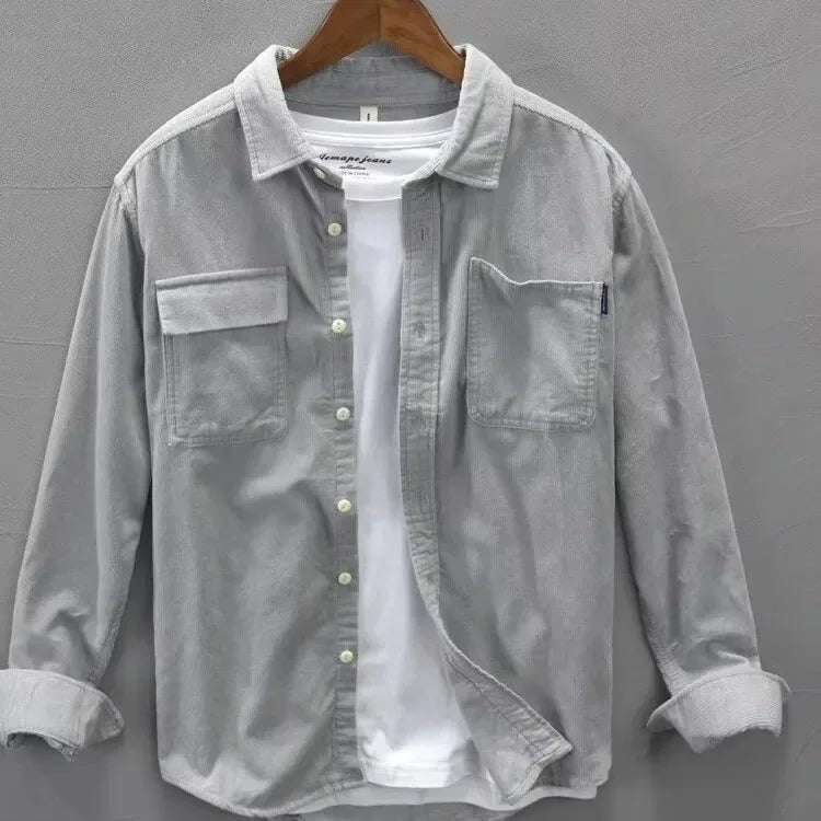 Image of Hugh | Men's Button-Down Casual Shirt