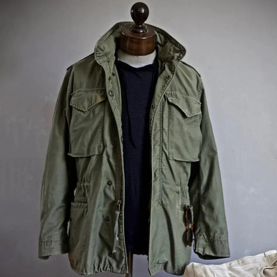 Men's Military Utility Jacket - Fashinoza