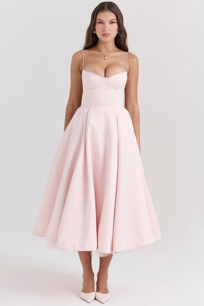 Amaristelle | Elegant Bustier Women’s Midi Dress