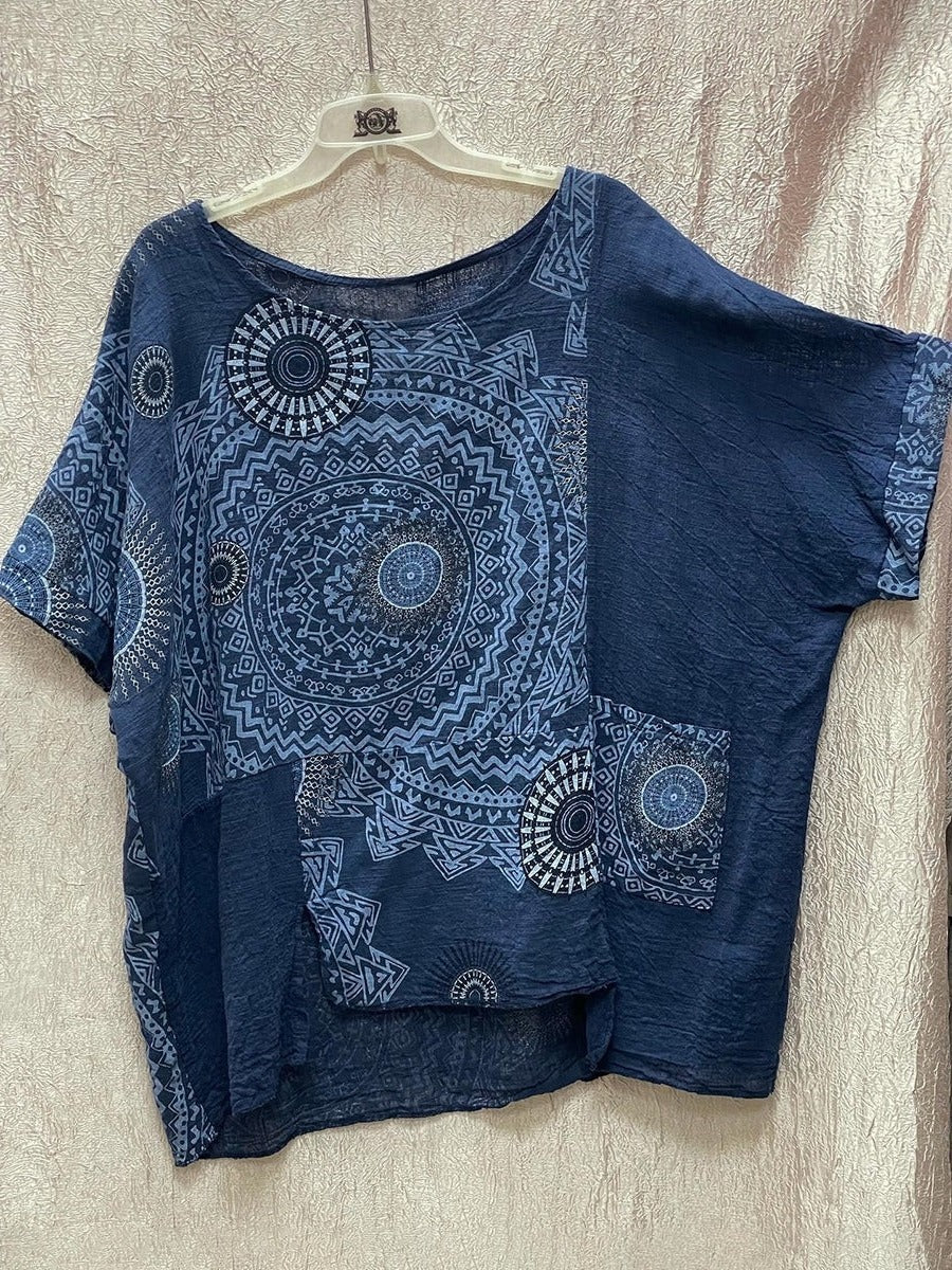 Women's Mandala Print And Pants Set