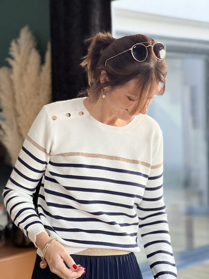 Women's Sailor Sweater - 
Fashinoza