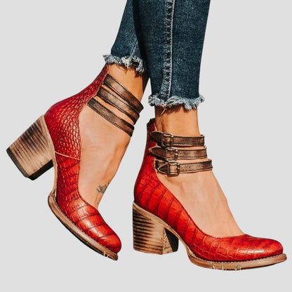 Women's Ankle Strap Block Heels