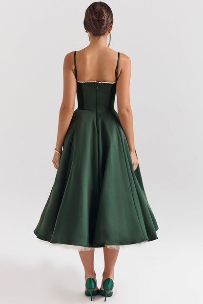 Amaristelle | Elegant Bustier Women’s Midi Dress