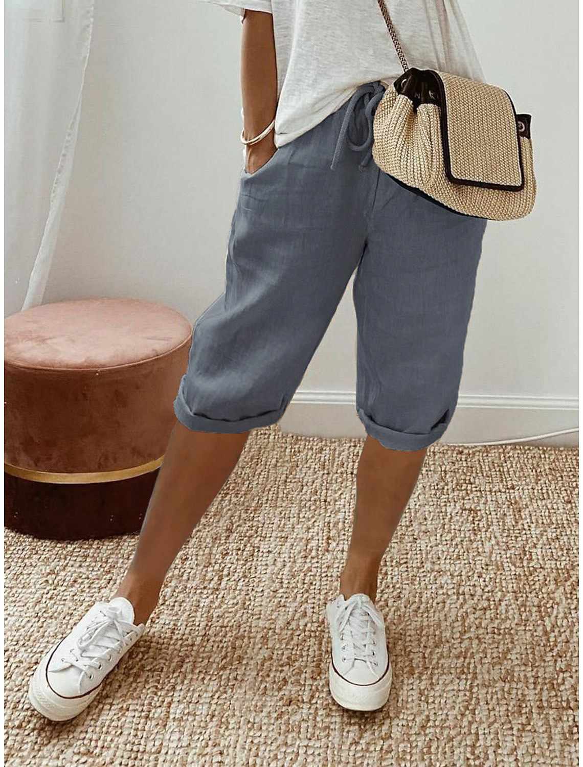 Women's Relaxed Capri Pants