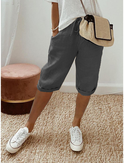 Women's Relaxed Capri Pants