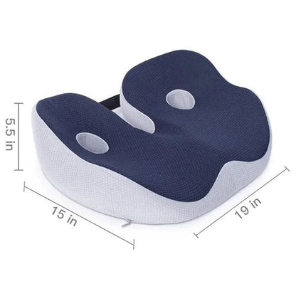 Adjustable Memory Foam Seat Cushion For Back Pain Relief