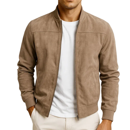 Castello Men's Classic Bomber Jacket - 
Fashinoza