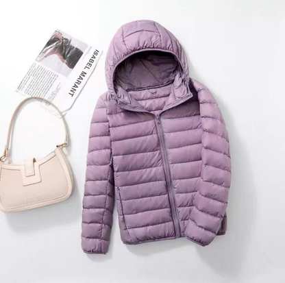 Women’s Lightweight Hooded Puffer Jacket
