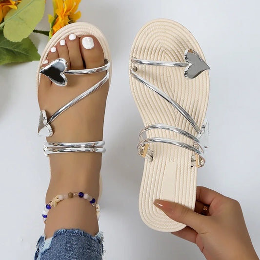 Women's Rhinestone Sandals - Fashinoza