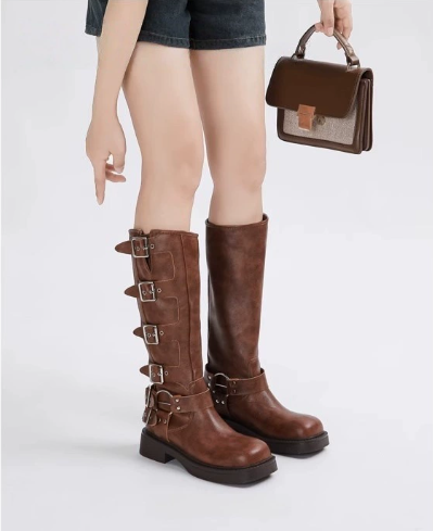 Women's Phoenix Boots Brown Leather