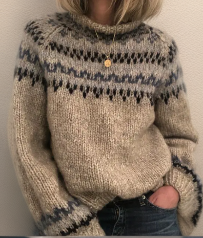 Ingrid | Nordic Chunky Knit Sweater