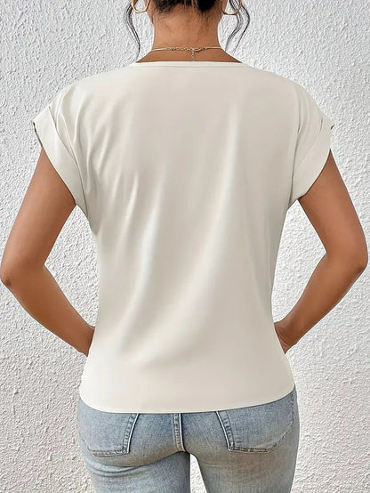 Women’s Tummy-Tucking V-Neck Top