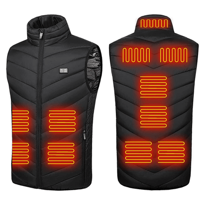 Heated Vest Electric Body Warmer 11 Zone - Fashinoza