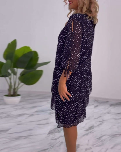 Susan Polka Dot Lace Dress