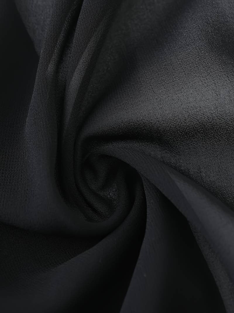 Women's Sheer Blouse 3/4 Sleeve Open Front