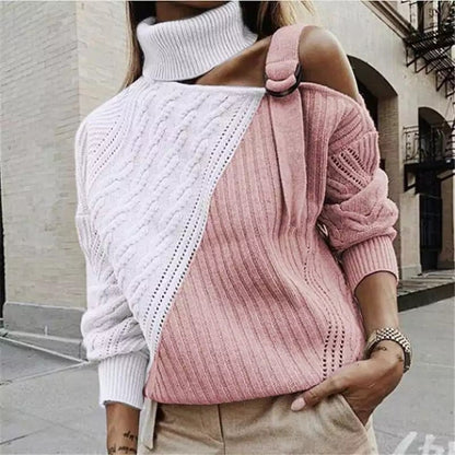 Women's Short Turtleneck Sweater