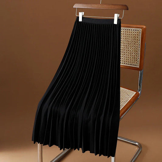 Bella | Women’s Spring Pleated Maxi Skirt