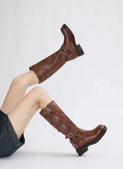 Women's Phoenix Boots Brown Leather