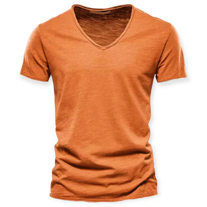 Men's V-Neck T-Shirt Cotton