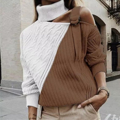 Women's Short Turtleneck Sweater
