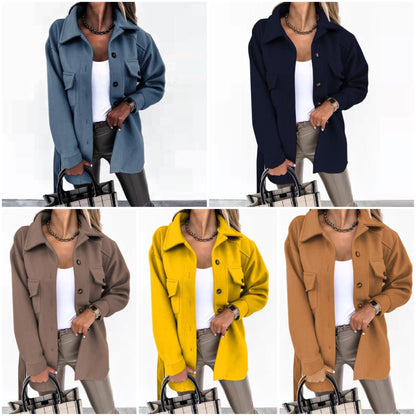 Shirt Jacket Cotton Casual Wear