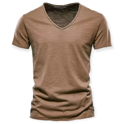 Men's V-Neck T-Shirt Cotton