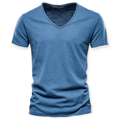 Men's V-Neck T-Shirt Cotton