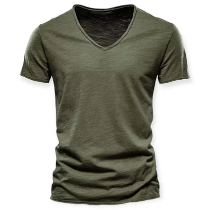 Men's V-Neck T-Shirt Cotton