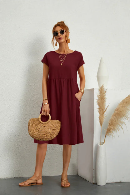 Women's Pocket Casual Dress